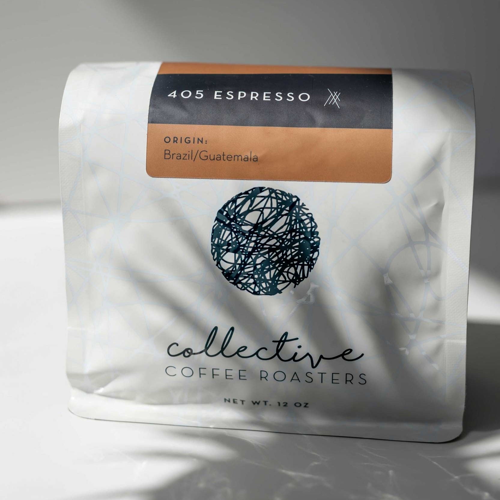 405 Espresso405 EspressoCollective Coffee RoastersStep into the world of refined coffee craftsmanship with our 405 Espresso. Inspired by our humble beginnings, 405 blend has evolved far beyond our address. It&#39;s a sy