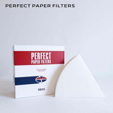 SAI Perfect Paper FiltersSAI Perfect Paper FiltersCollective Coffee Roasters 
The perfect paper filters are custom made to make brewing in the C70 brewers simple. All you need to do is open the filter so there are two layers on each side and